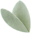 Essbare Blüten aus Waffelpapier, Blätter und Zuckerperlen